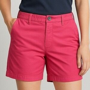 BONOBOS Pink Cotton Flat Front Shorts Women's Size 33